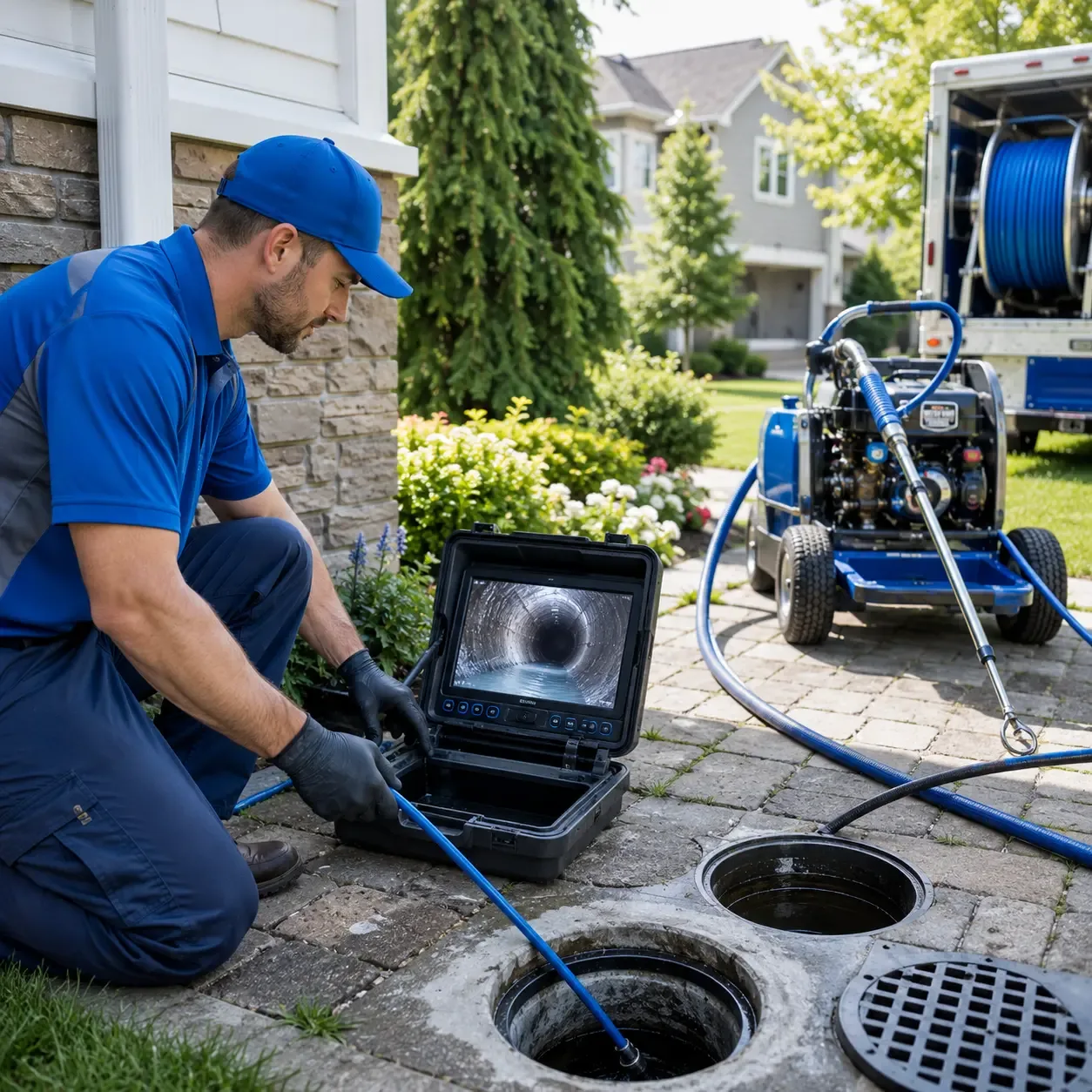 Outdoor drain cleaning professionals serving Polk, PA