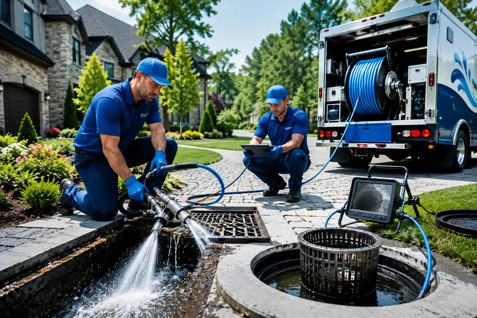 Local outdoor drain cleaning professionals in Polk, PA