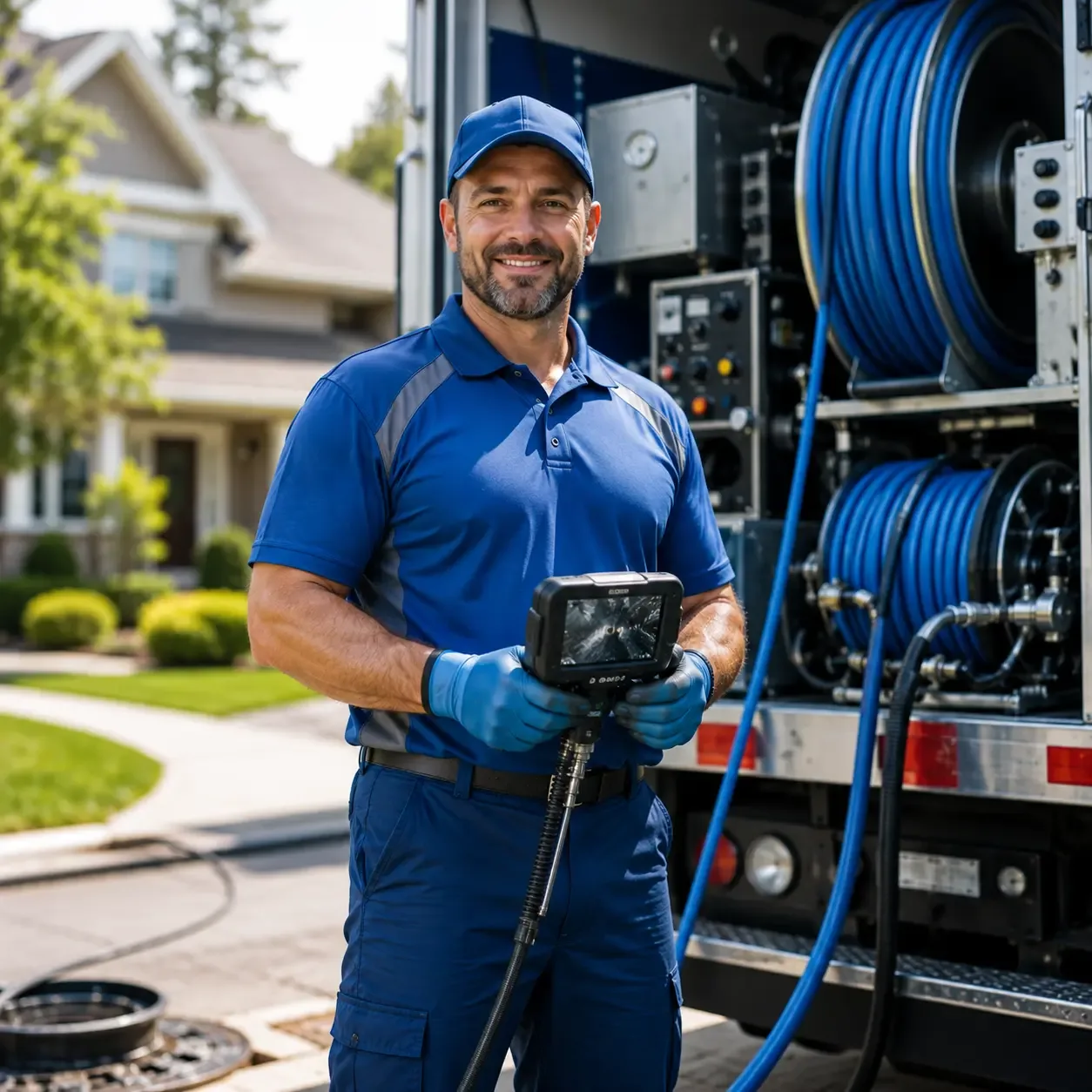Local outdoor drain cleaning specialists in Polk, PA
